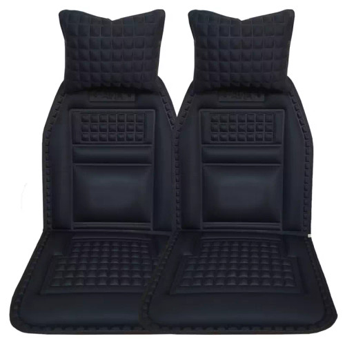 پشتی صندلی خودرو آنا مدل مینوتا مشکی به همراه پشت گردنی صندلی بسته دوعددی