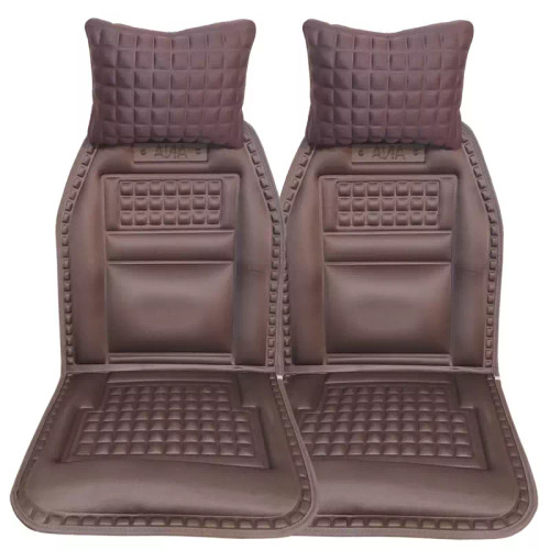 پشتی صندلی خودرو آنا مدل مینوتا قهوه ای به همراه پشت گردنی صندلی بسته دوعددی